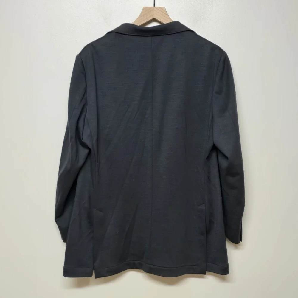 SAMUELSOHN Merino Wool Knit Jacket Gray Blazer Coat Men's 42R $795‎ Business